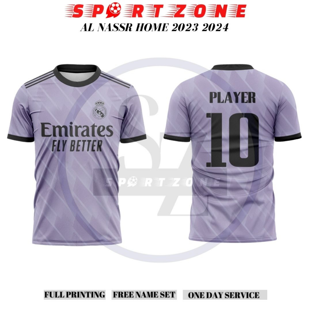 Jual Jersey Baju Bola Real Madrid Away Premium Shopee Indonesia