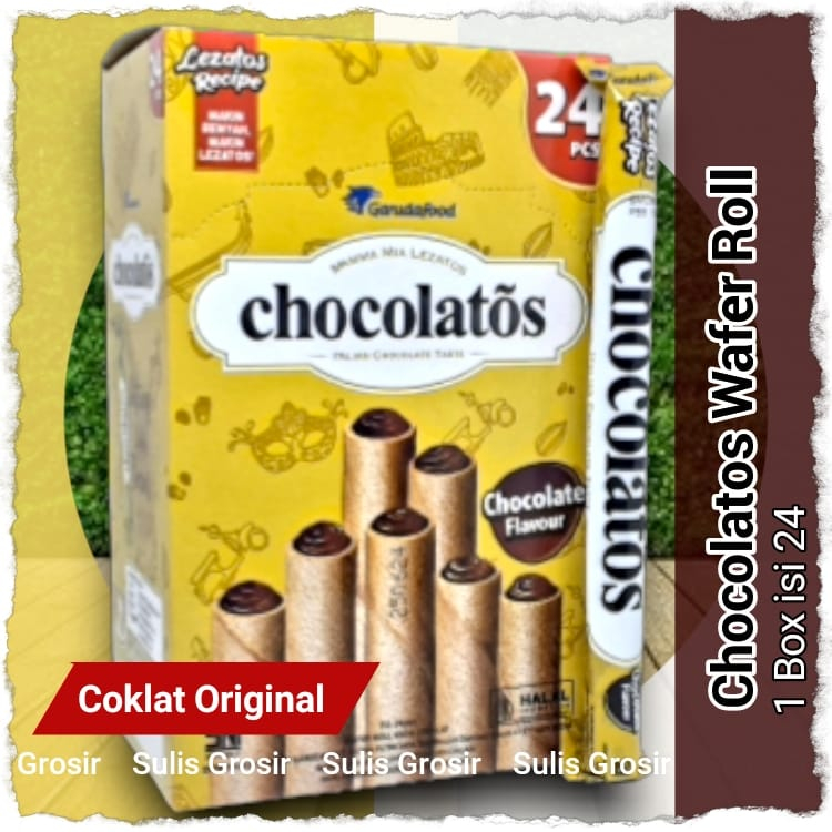 Jual Chocolatos Wafer Roll Box Isi Pcs Shopee Indonesia