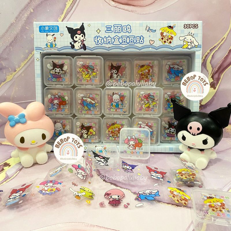 Jual Stiker Sanrio Box Kecil Isi Sticker Kuromi Melody Cinnamoroll