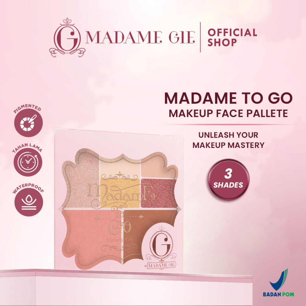 Jual Madame Gie Madame To Go Makeup Face Pallete Shopee Indonesia