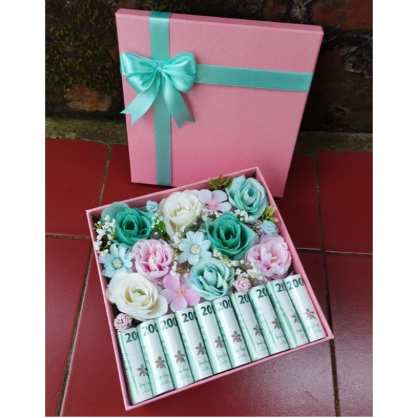 Jual Bloom Box Asli Flower Box Kado Unik Hadiah Ulang Tahun