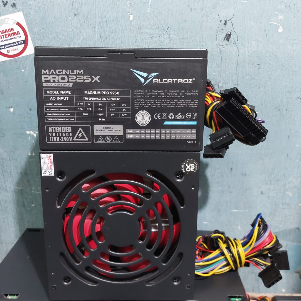 Jual Powersupply Alcatroz Magnum Pro 225x Shopee Indonesia