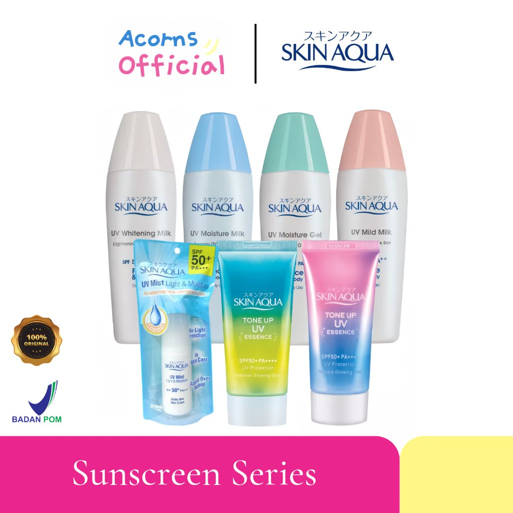 Jual Skin Aqua Sunscreen Series Gr Whitening Milk Spf Moisture