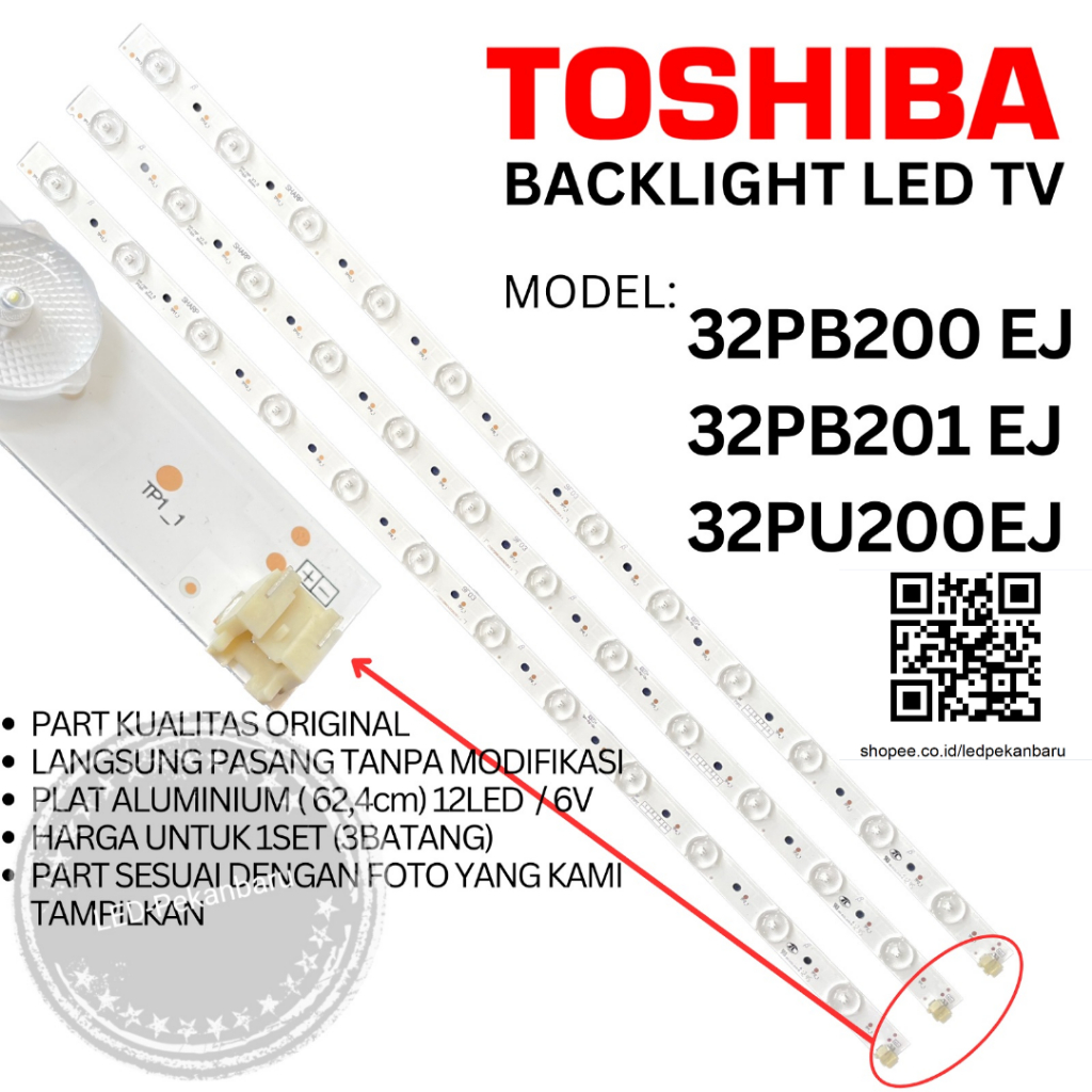 Jual Backlight Led Tv Toshiba Inc Pb Ej Pb Ej Pu Ej