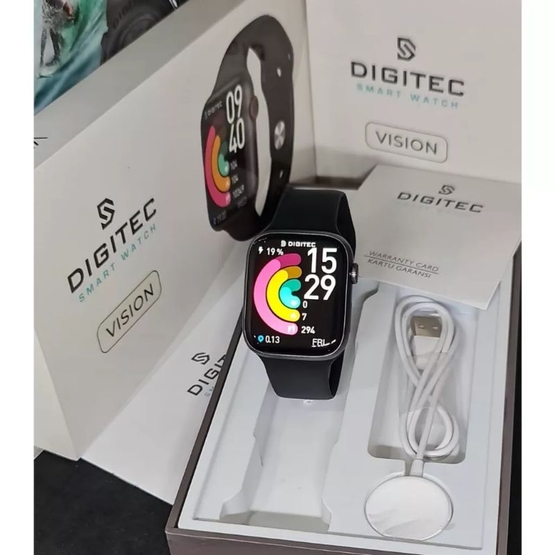 Jual Digitec Vision Besar Dan Mini Smartwatch Touch Screen Tali Silicon