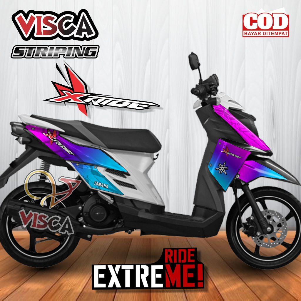 Jual Stiker Striping X Ride 115 Variasi BUNGLON Shopee Indonesia