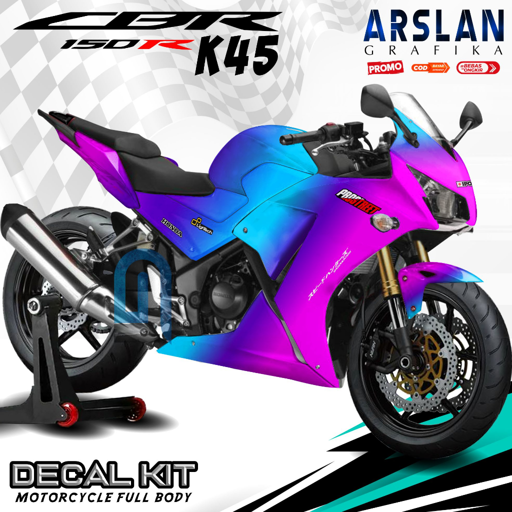 Jual ANTI LUNTUR Decal Cbr 150R K45 Lokal Full Body Stiker Cbr K45