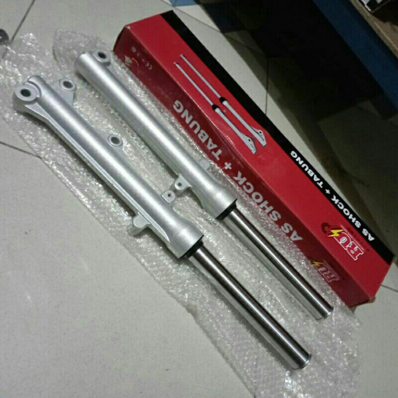 Jual Shock Depan Assy 1 Set Jupiter MX Silver RUi Shopee Indonesia