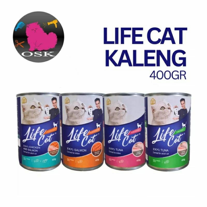 Jual Life Cat Kaleng Gr Wet Food Canned Makanan Basah Untuk