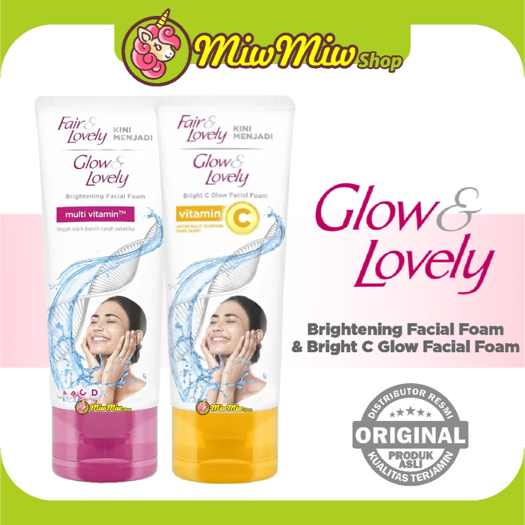 Jual Fair Lovely Glow Lovely Facial Foam Sabun Cuci Muka