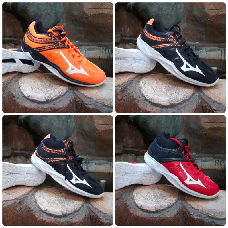 Jual Obral Original Mizuno Thunderblade Mid Low Sepatu Voli Asli