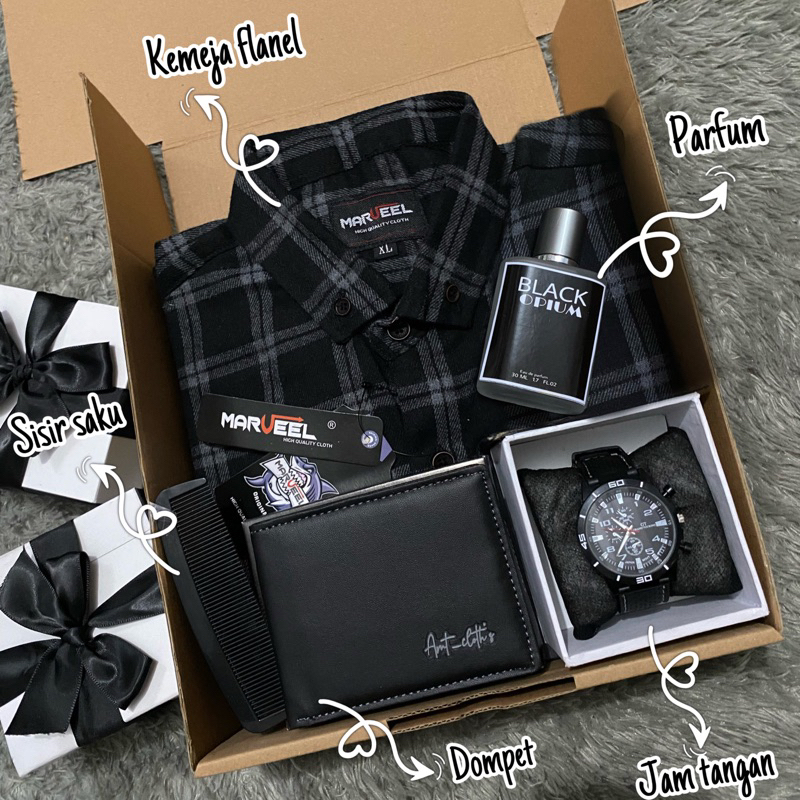 Jual Hampers Kado Ulang Tahun Cowok Hampers Black Edition Kado