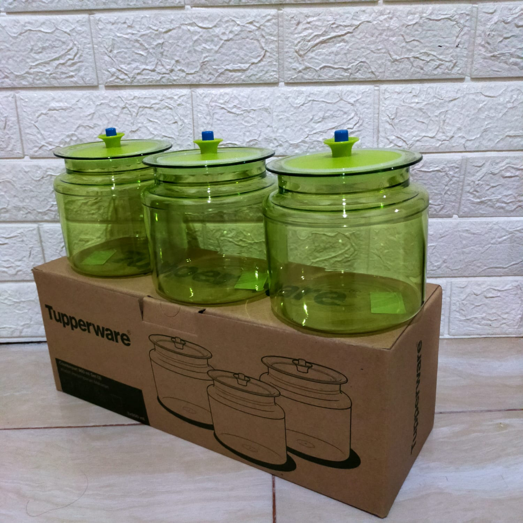 Jual Tupperware Counterpart Kapasitas Ml Green Set Pcs Toples