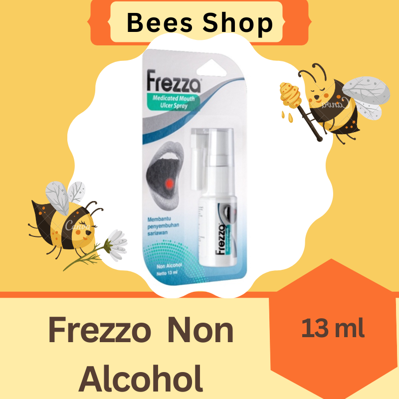 Jual Frezza Medicated Mouth Ulcer Spray Non Alkohol Ml Untuk