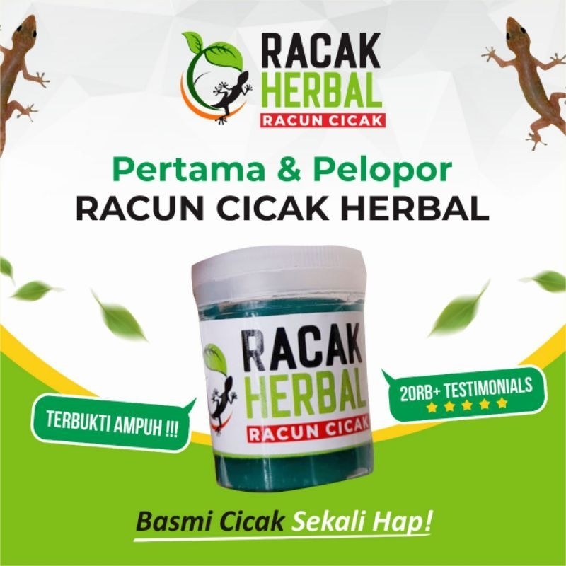 Jual Racun Cicak Herbal Racak Herbal Ampuh Pembasmi Cicak Dan Tokek