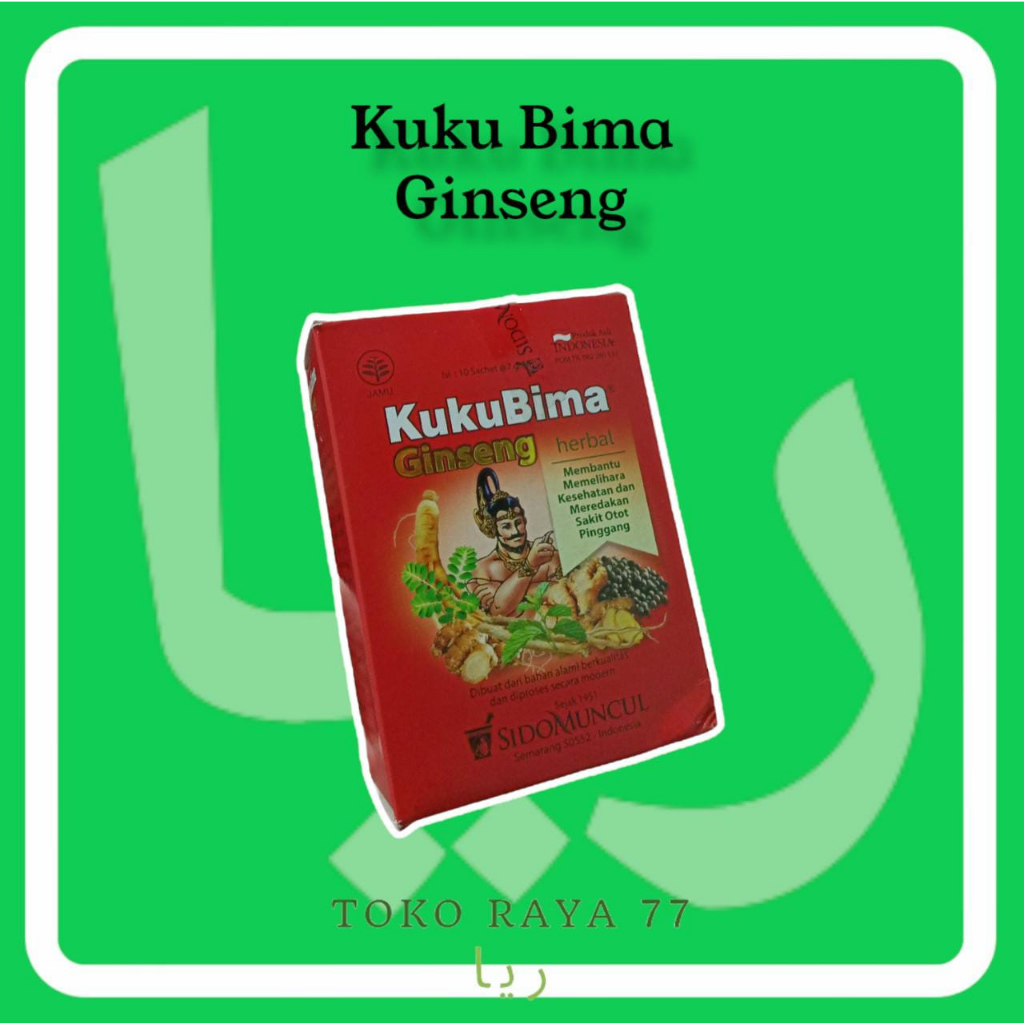 Jual Sido Muncul Kuku Bima Ginseng Herbal Isi 10 Sachet Ready Stock