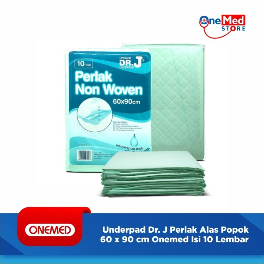 Jual Underpad Dr J Perlak Alas Popok X Cm Onemed Isi Lembar