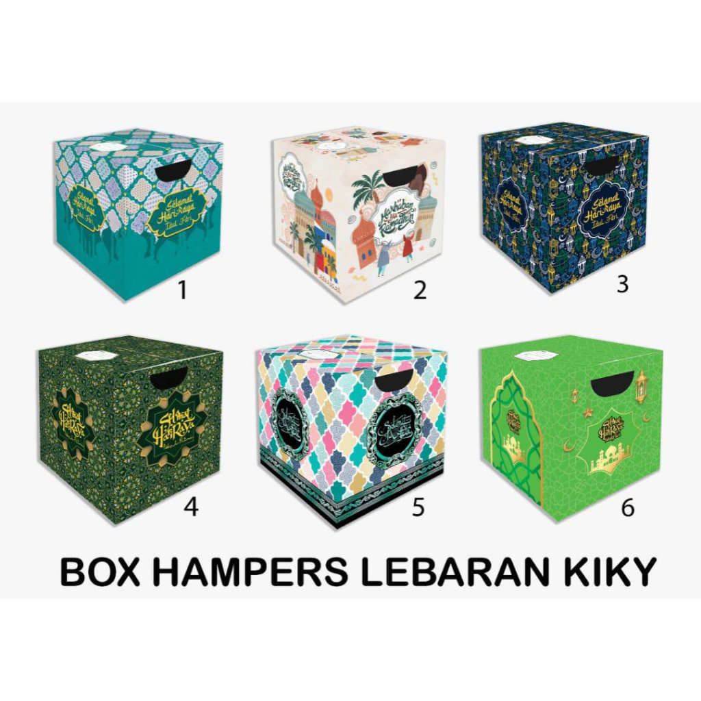 Jual KARDUS BOX PARCEL HAMPERS PARSEL LEBARAN IDUL FITRI MOTIF TERBARU