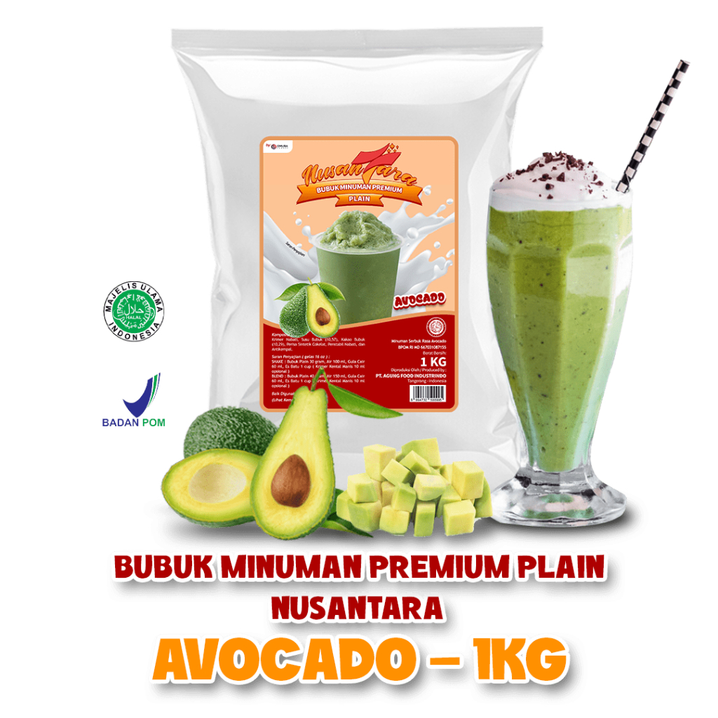 Jual NUSANTARA Bubuk Minuman Premium Plain Tanpa Gula Horeca Rasa