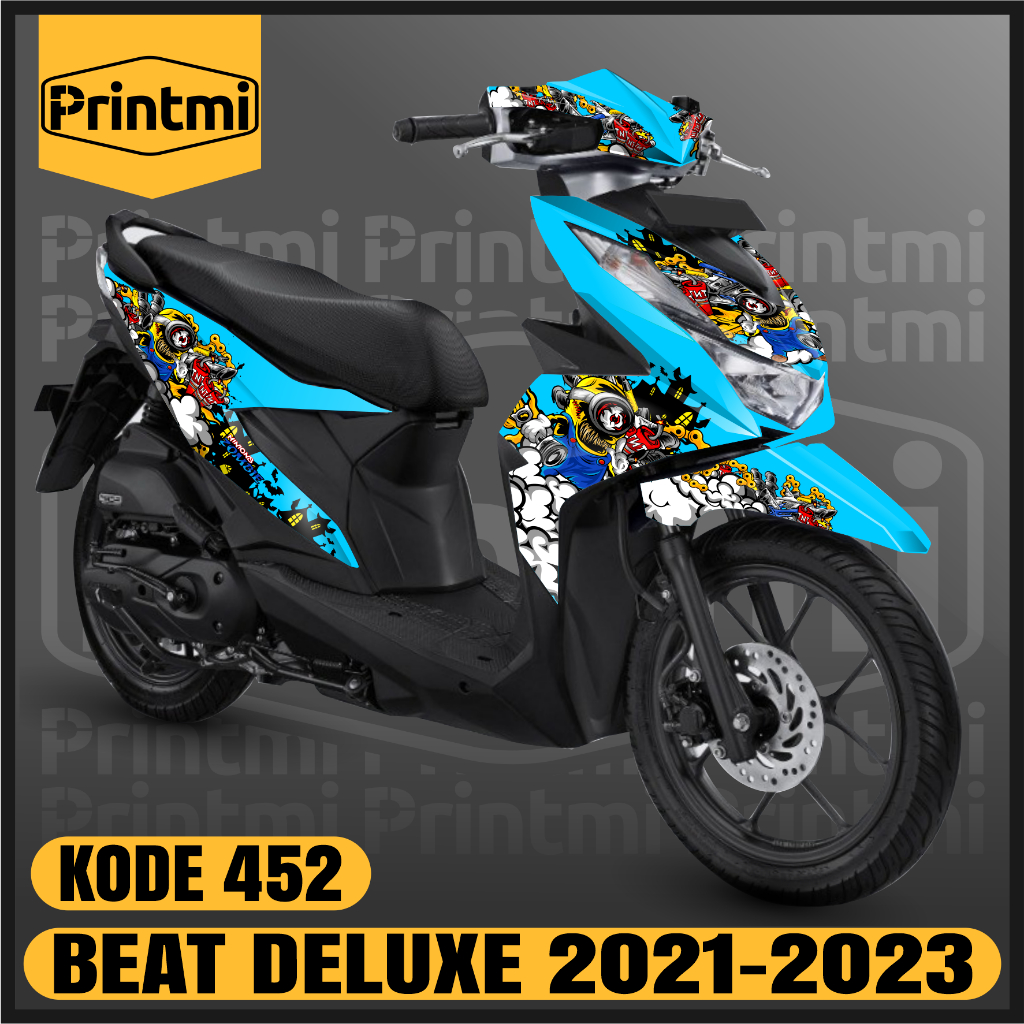 Jual Printmi Decal Motor Beat Deluxe New Full Body