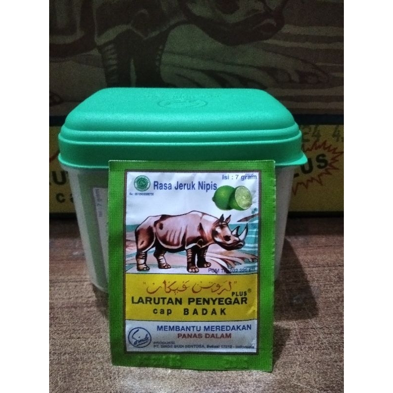 Jual Larutan Penyegar Cap Badak Canister Kemasan Sachet 24pcs Shopee