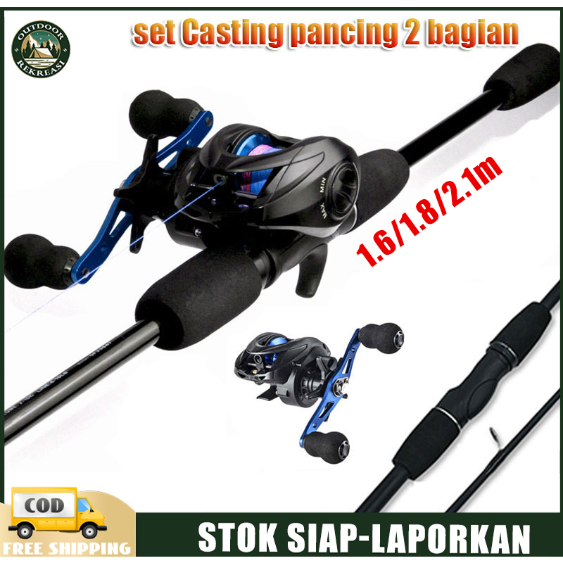 Jual Set Lengkap Murah Pancing Casting Full Set Pancing Set Lengkap