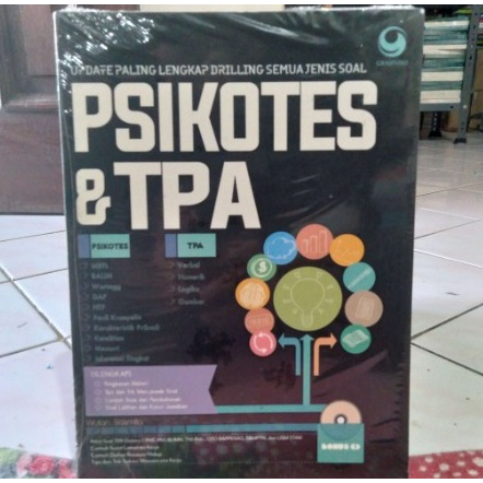 Jual BUKU UPDATE PALING LENGKAP DRILLING SEMUA JENIS SOAL PSIKOTES