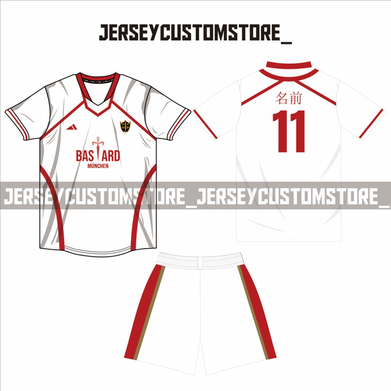 Jual Jersey Futsal Football Motif Vl Replika Anime Bastard Munchen