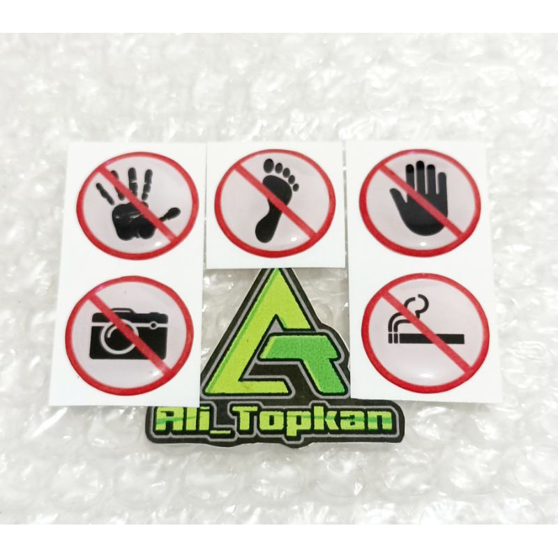 Jual Stiker Timbul Dilarang Shopee Indonesia