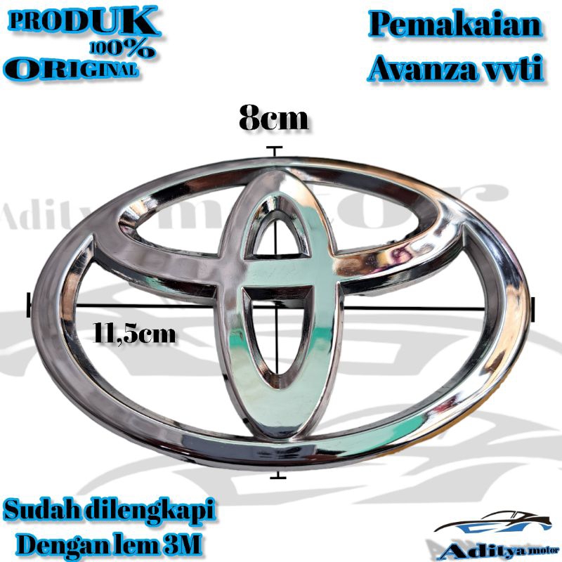 Jual Logo Depan Toyota Avanza VVT I Logo Grill Depan Avanza VVT I