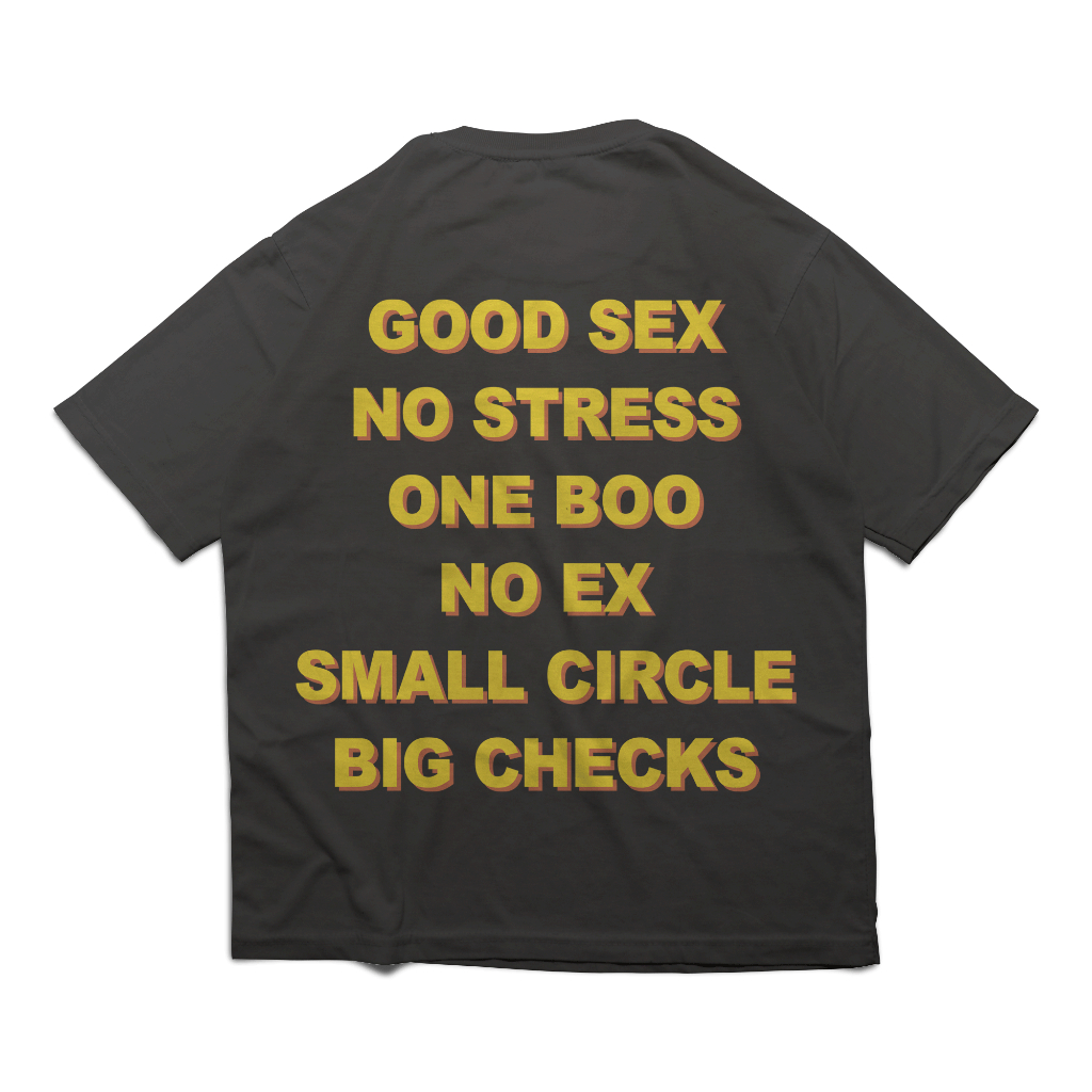 Jual Kuul Industries Kaos Tshirt Oversize Good Sex No Stress One Boo No