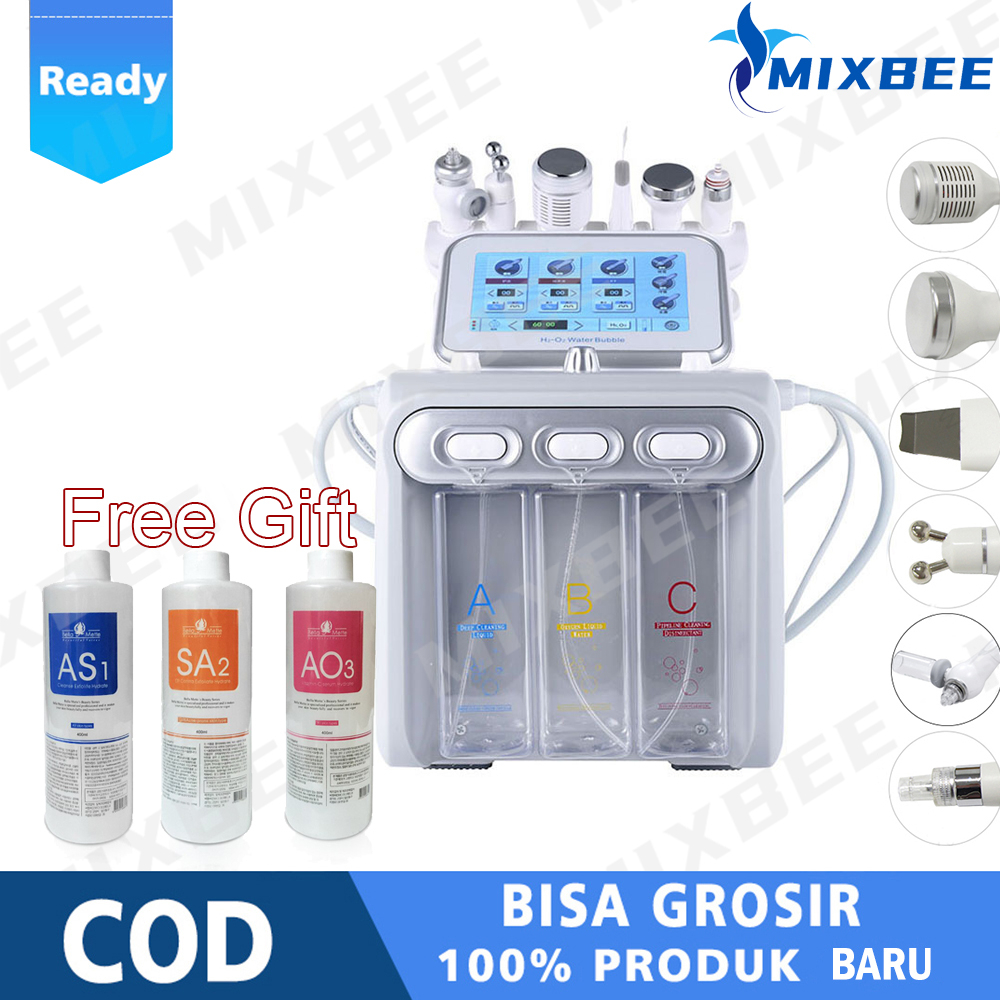 Jual 9 In 1 Aqua Peel Hydrogen Oxygen Dermabrasion Hydra Skin Scrubber