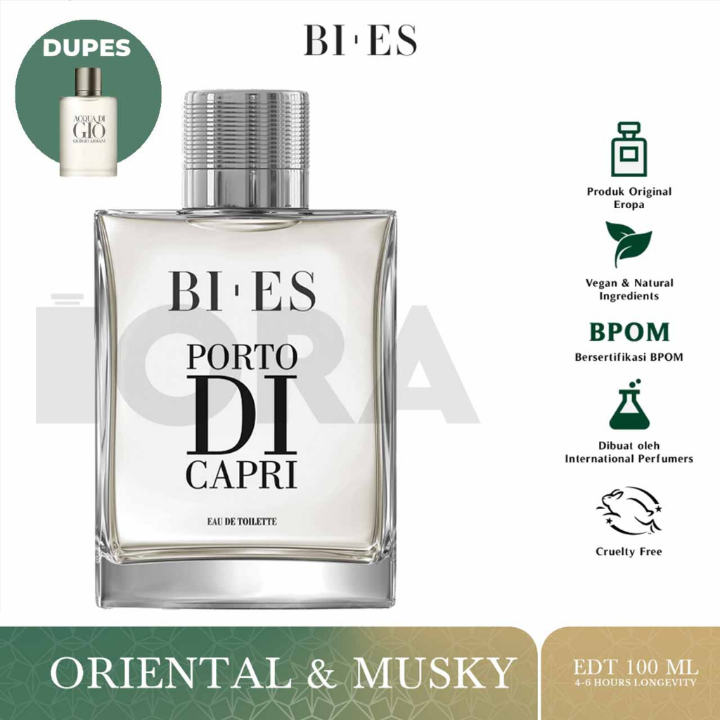 Jual BIES BI ES Porto Di Capri 100ml EDT Parfum Original Shopee