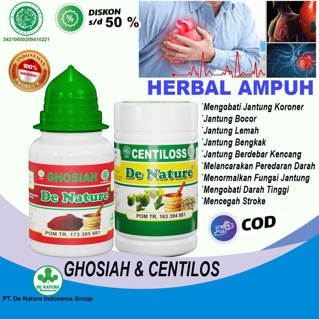 Jual Obat Jantung Koroner Ampuh Sesak Napas Nyeri Dada Jantung Bengkak