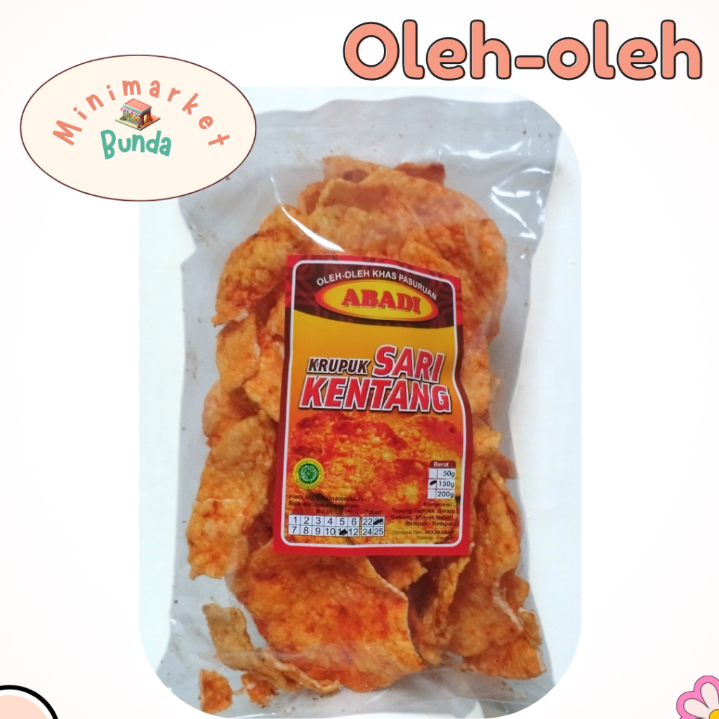 Jual Krupuk Sari Kentang Murah Oleh Oleh Khas Pasuruan Kerupuk