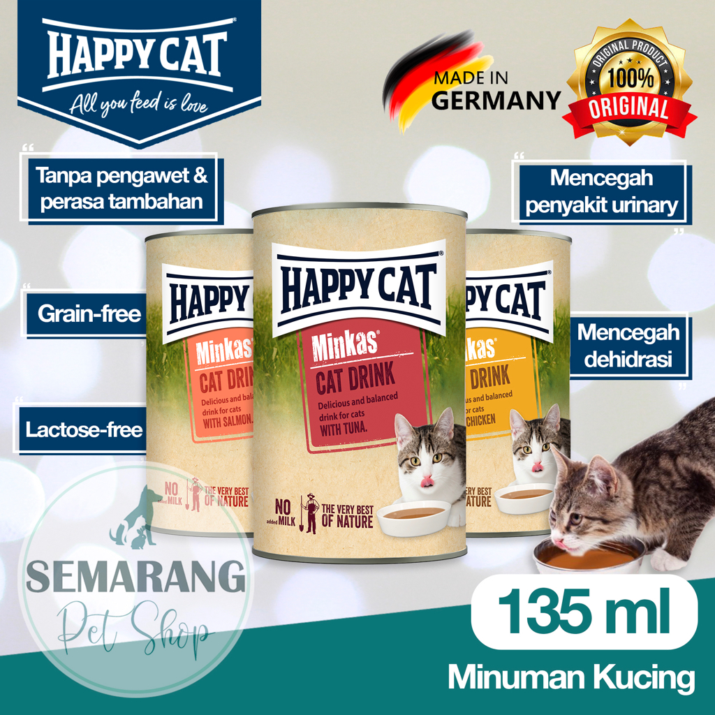 Jual Happy Cat Minkas Cat Drink Ml Chicken Tuna Salmon Makanan