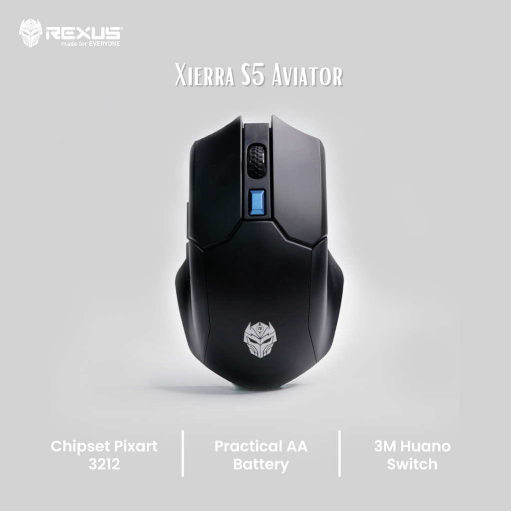 Jual Mouse Rexus Xierra Aviator S5 Wireless Shopee Indonesia