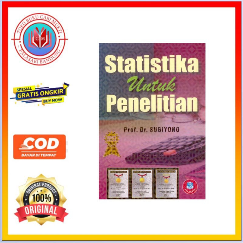 Jual Alfabeta Buku Statistika Untuk Penelitian Prof Dr Sugiyono