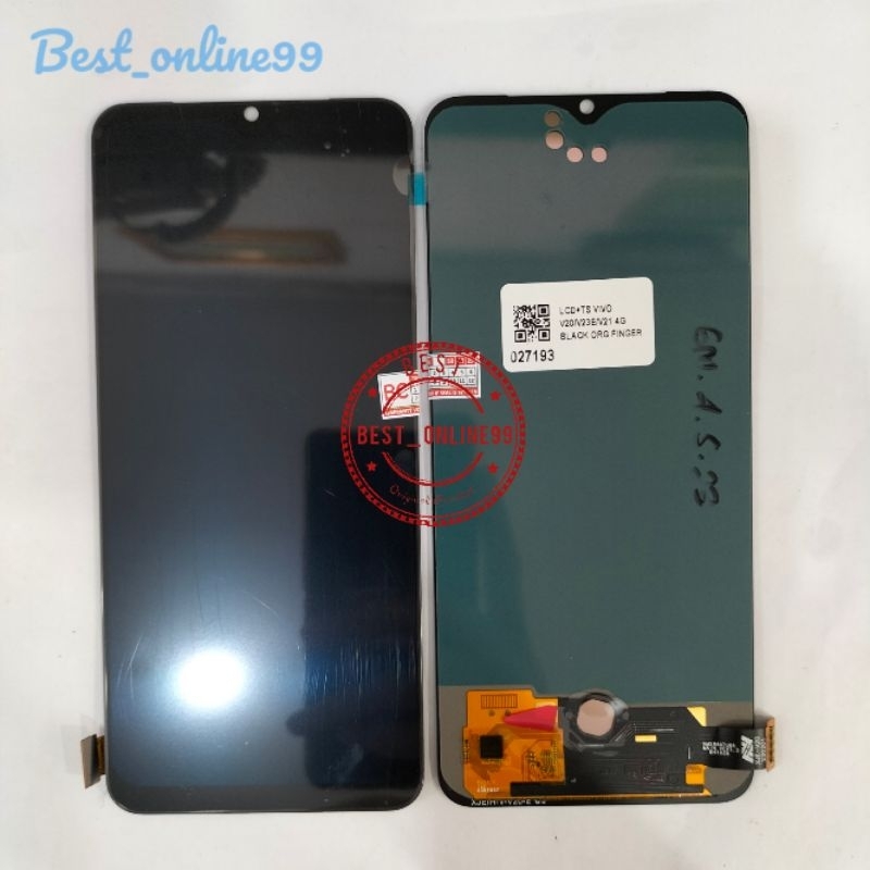 Jual LCD TOUCHSCREEN VIVO V20 V23E V21 4G BLACK Shopee Indonesia