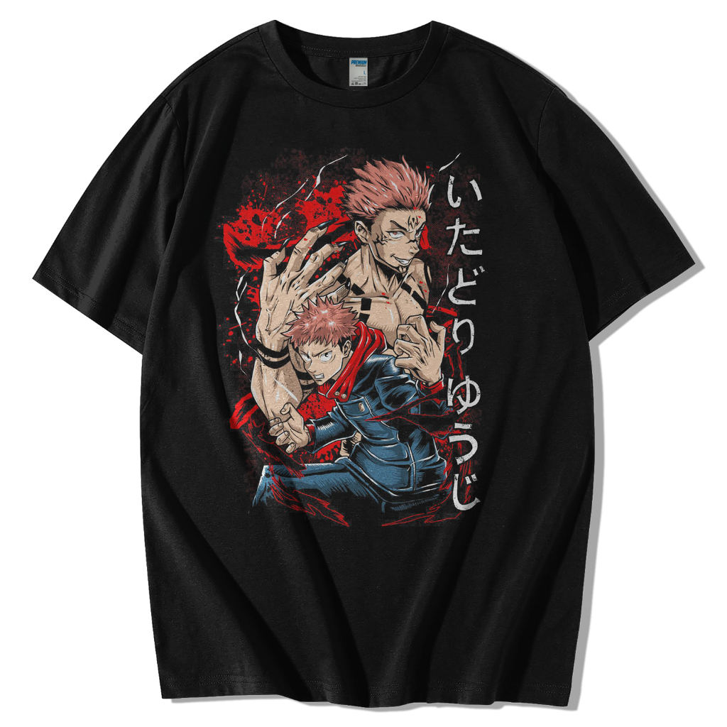 Jual Kaos Anime Jujutsu Kaisen Kaos Gojo Satoru Kaos Yuji Itadori