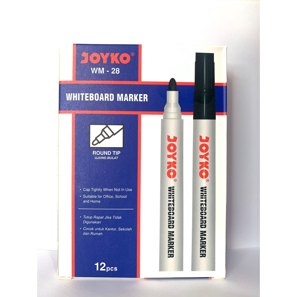 Jual 1pcs JOYKO Spidol Whiteboard Marker WM28 Permanent Marker