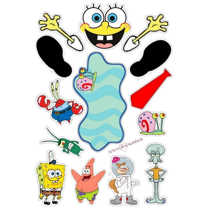 Jual Topper Spongebob Square Pants Bisa Tambah Nama Shopee Indonesia