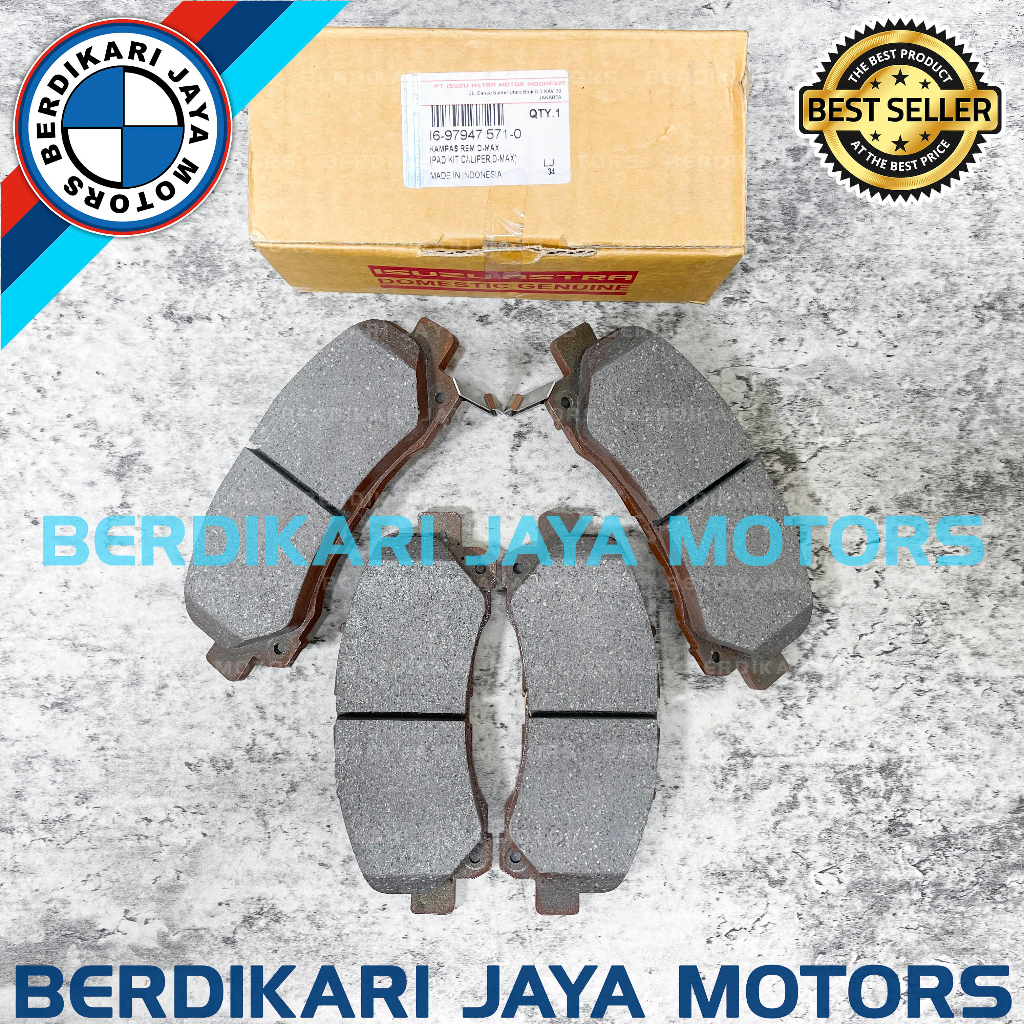 Jual BRAKE PAD KANVAS REM KAMPAS REM DEPAN ISUZU DMAX 4JJ 4JK ASTRA