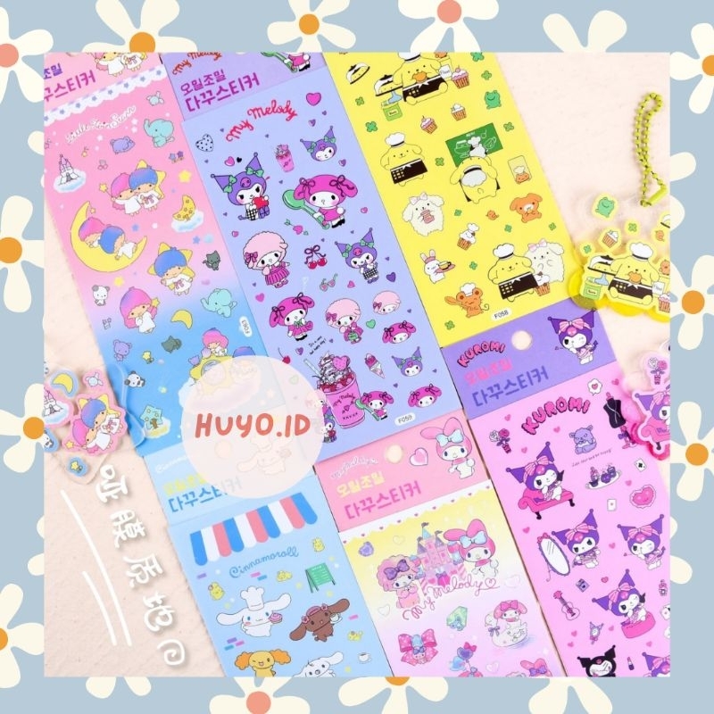 Jual Stiker Sanrio Stiker Melody Stiker Cinnamoroll Stiker Kuromi