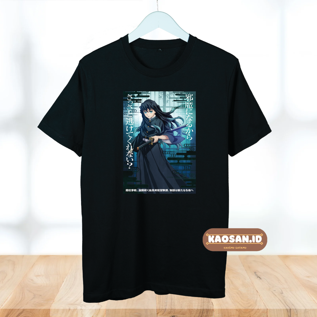 Jual Kaos Anime Kimetsu No Yaiba Muichiro Tokito Kaos Sablon Kaos