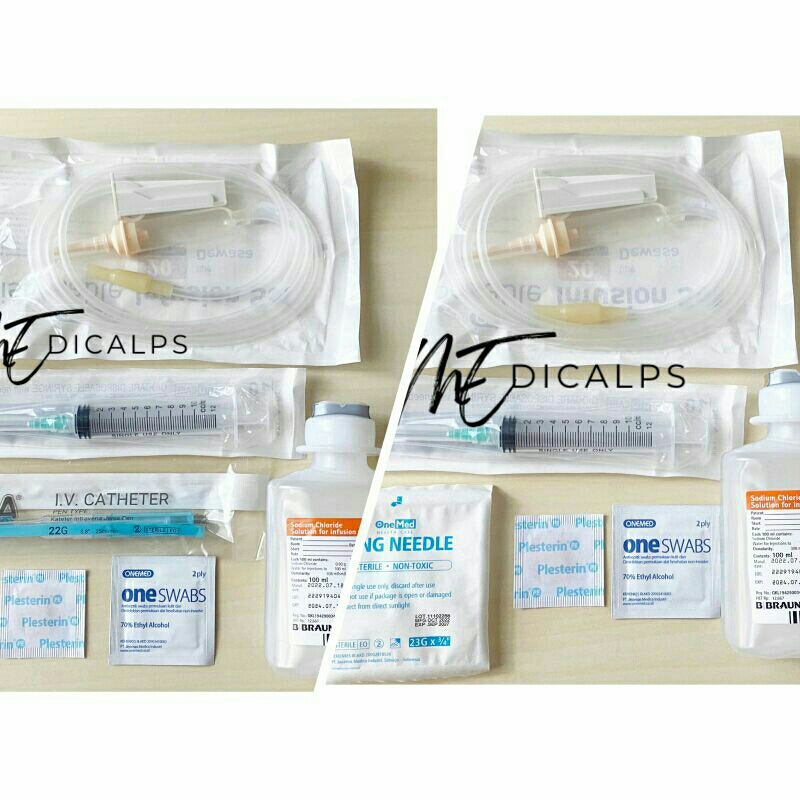 Jual SET ALAT LENGKAP WHITENING INFUS PAKET SIAP PAKAI Shopee