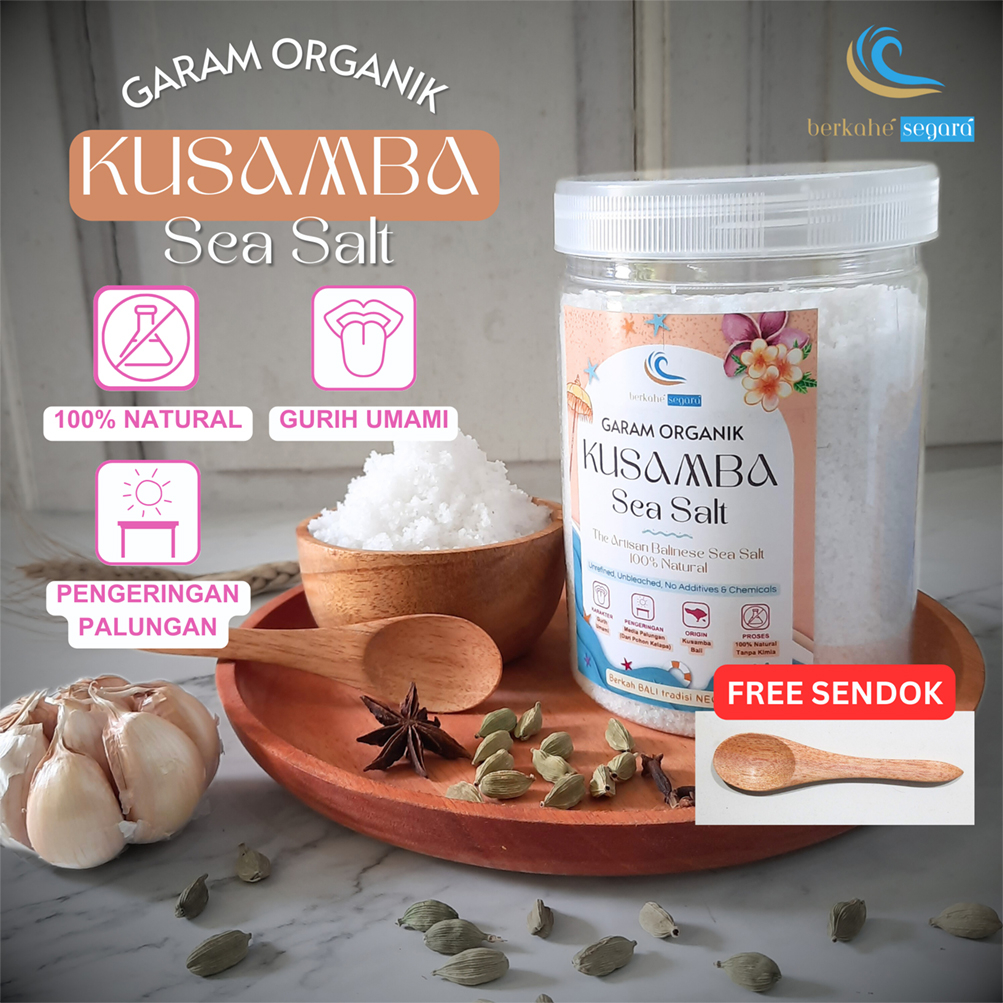 Jual Garam Kusamba Organik Sea Salt Berkahe Segara Asli Bali Natural