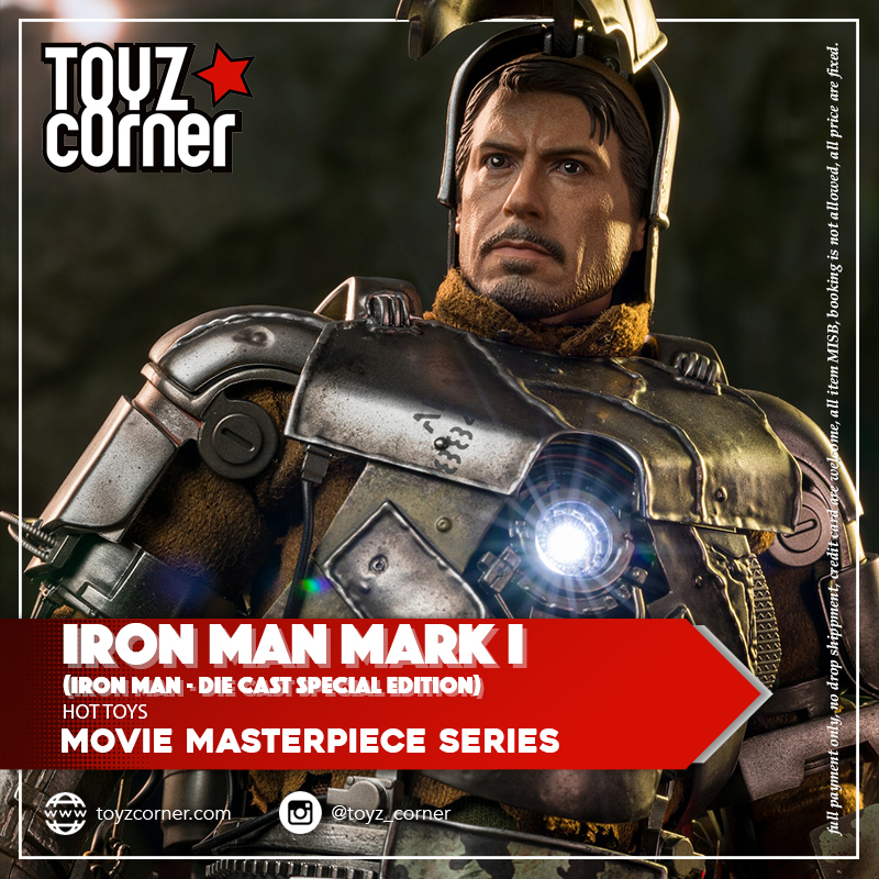 Jual Toyz Corner Hot Toys MMS 605 D40 MMS605D40 Iron Man Mark I