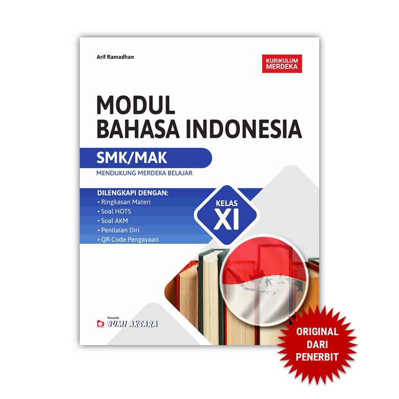 Jual Modul Bahasa Indonesia Kls XI SMK MAK Kurikulum Merdeka Bumi