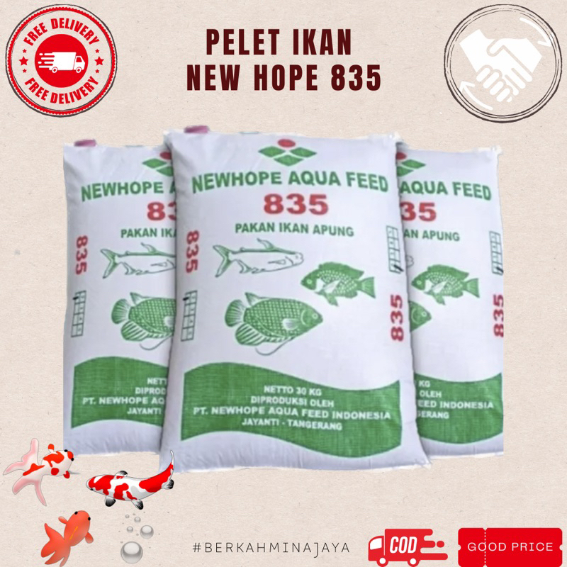 Jual PAKAN IKAN NEWHOPE 835 2 3 500 Gram Dan 1 Kg Pakan Apung Ikan